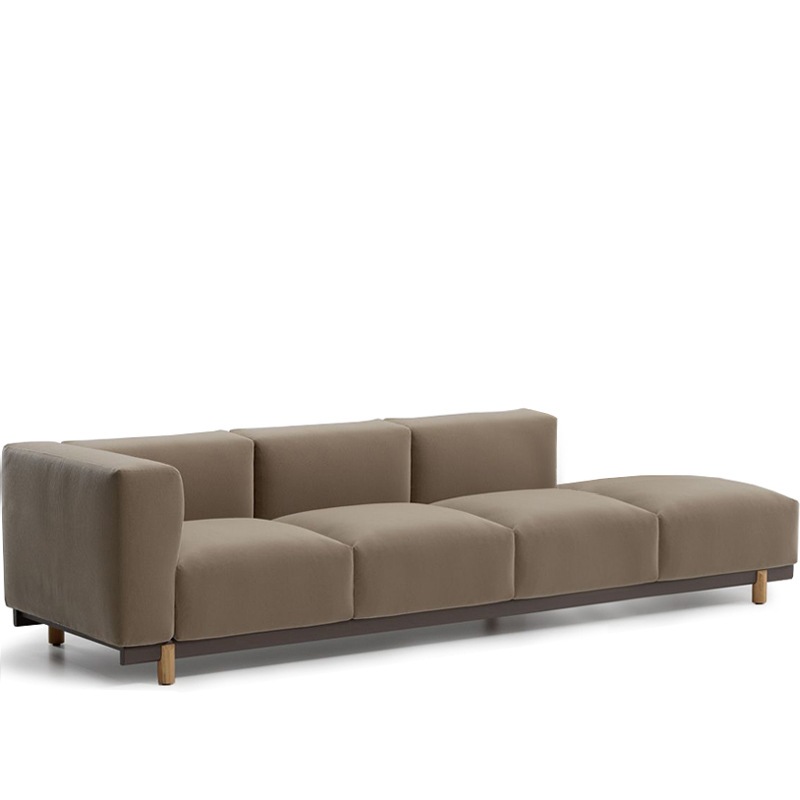 Kettal MOLO offenes 3- Sitzer Eckelement rechts