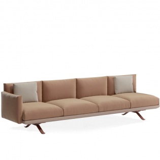 BOMA 4-Sitzer Endelement, Armlehne rechts