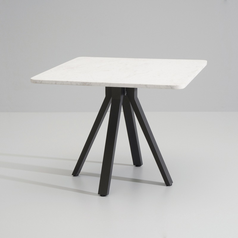 MAIA/ VIEQUES Tisch 90x90 cm, Marmorplatte