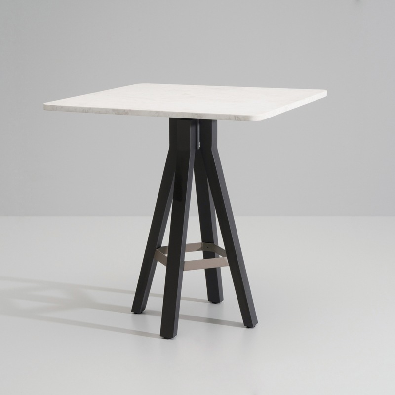 MAIA/ VIEQUES Bartisch 90x90 cm, Marmorplatte